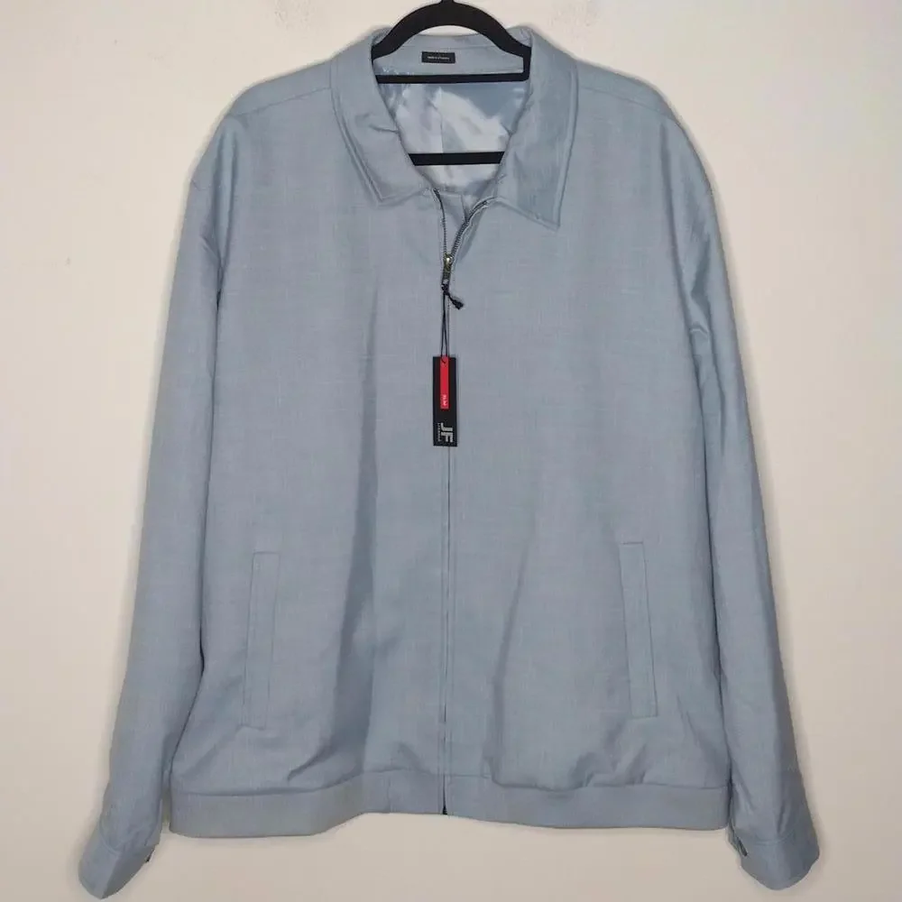 NWT J.Ferrar Men's Light Blue/Slim Stretch Jacket Size XXL